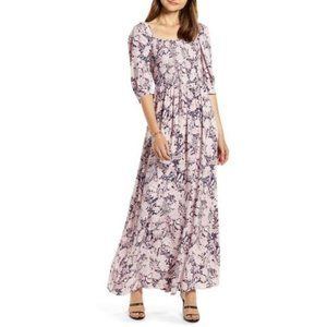 Something Navy – Smocked Maxi Dress